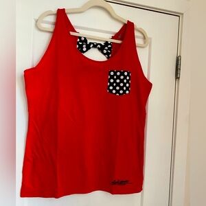 DisneyParks Minnie Mouse Red Tank Top